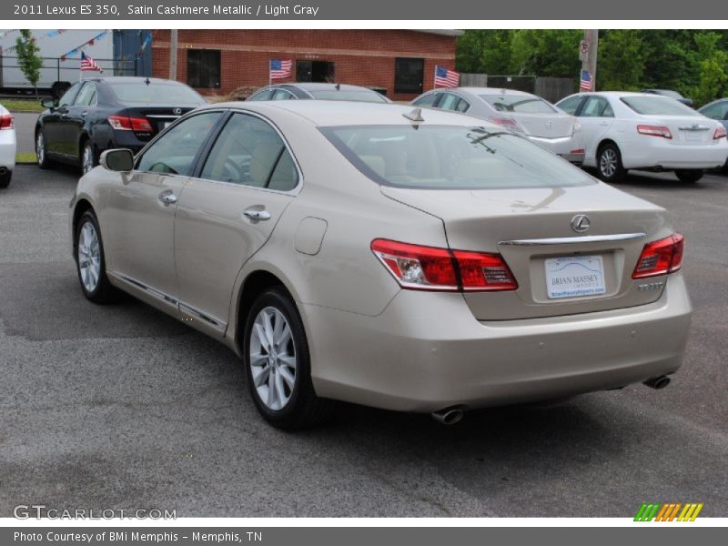 Satin Cashmere Metallic / Light Gray 2011 Lexus ES 350