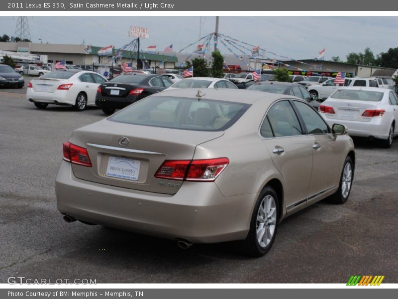 Satin Cashmere Metallic / Light Gray 2011 Lexus ES 350