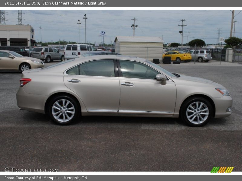 Satin Cashmere Metallic / Light Gray 2011 Lexus ES 350