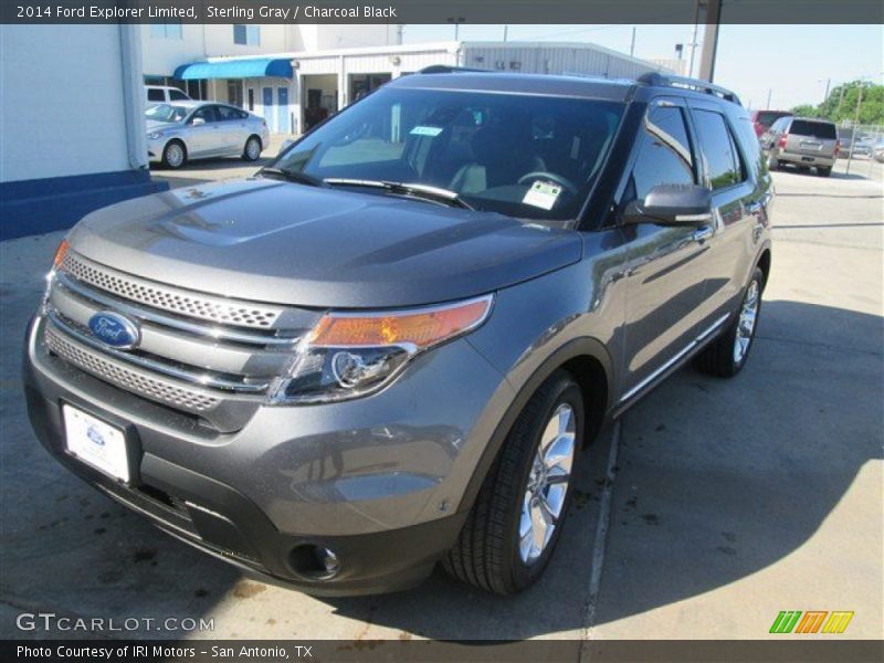 Sterling Gray / Charcoal Black 2014 Ford Explorer Limited