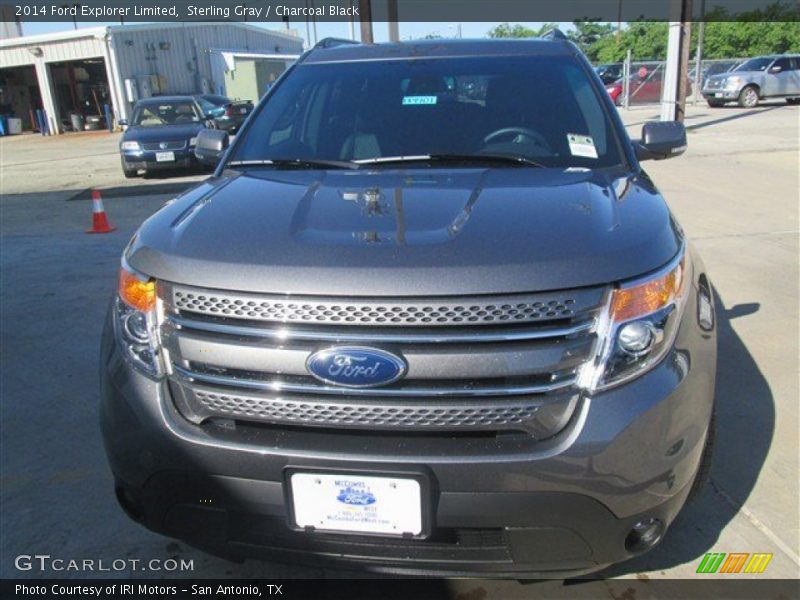 Sterling Gray / Charcoal Black 2014 Ford Explorer Limited