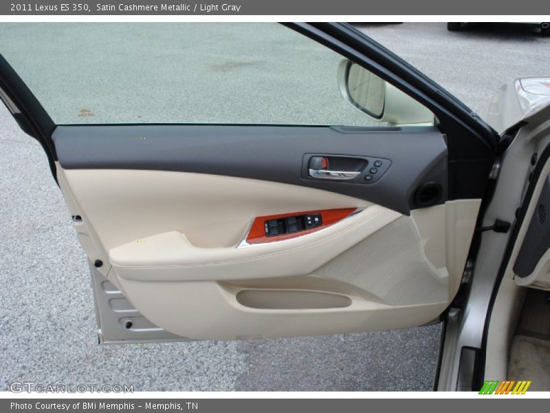 Satin Cashmere Metallic / Light Gray 2011 Lexus ES 350