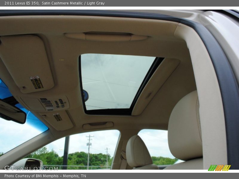 Satin Cashmere Metallic / Light Gray 2011 Lexus ES 350