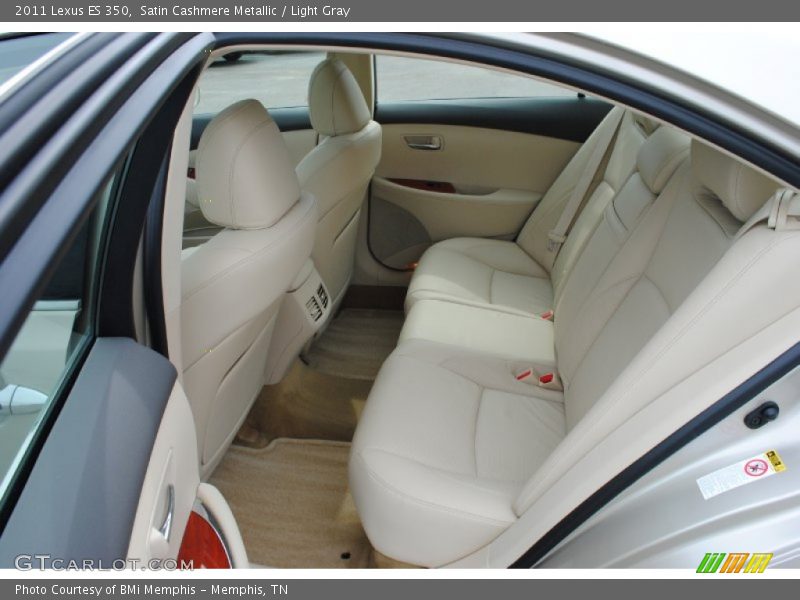 Satin Cashmere Metallic / Light Gray 2011 Lexus ES 350
