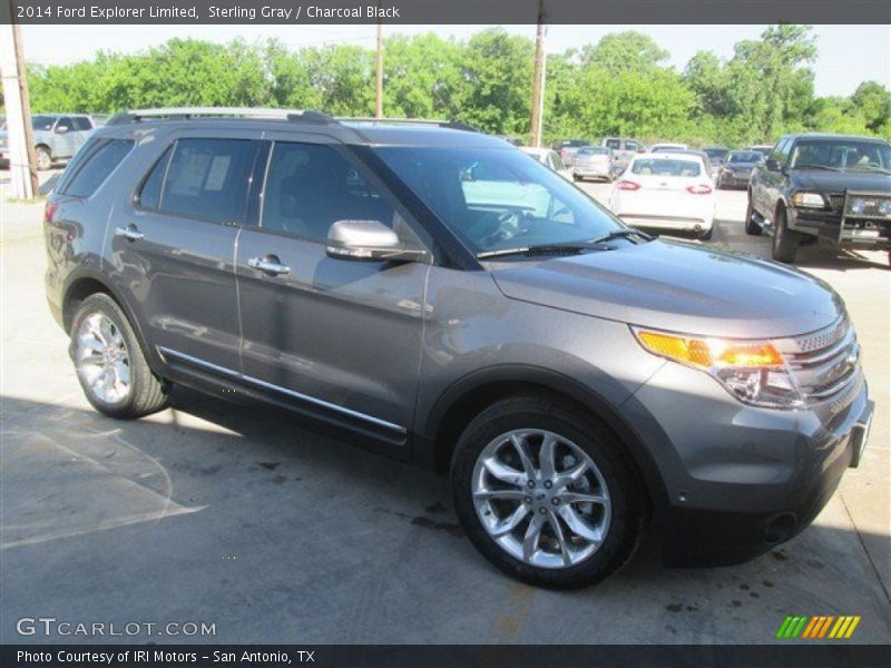 Sterling Gray / Charcoal Black 2014 Ford Explorer Limited