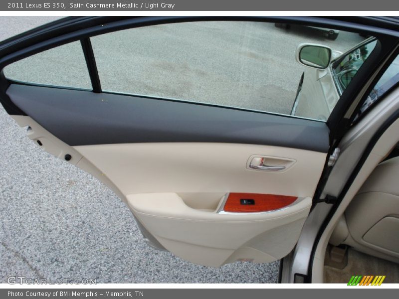 Satin Cashmere Metallic / Light Gray 2011 Lexus ES 350