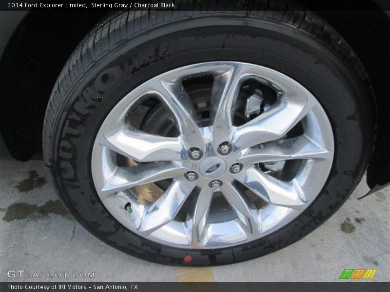 Sterling Gray / Charcoal Black 2014 Ford Explorer Limited