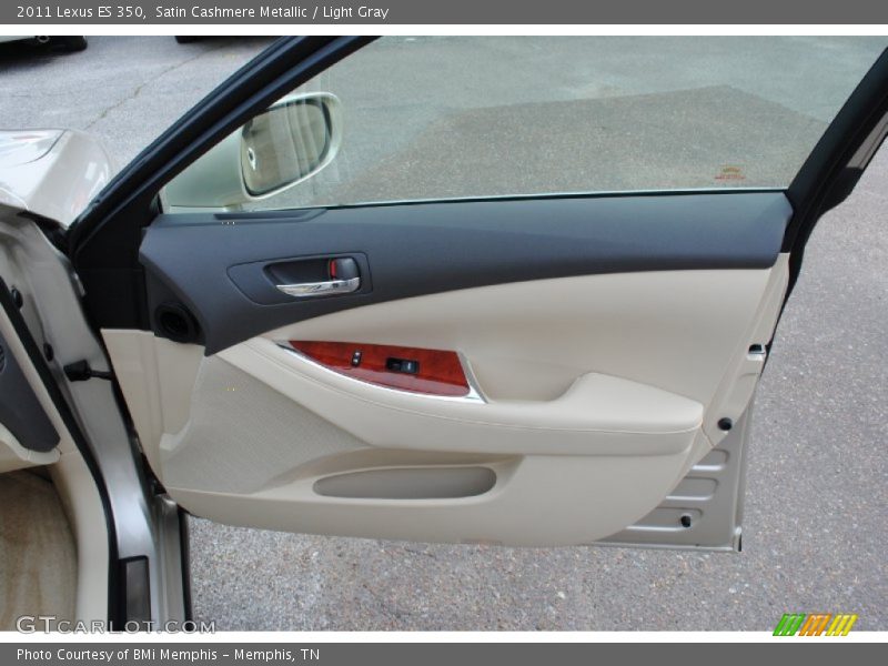 Satin Cashmere Metallic / Light Gray 2011 Lexus ES 350