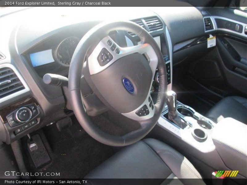 Sterling Gray / Charcoal Black 2014 Ford Explorer Limited