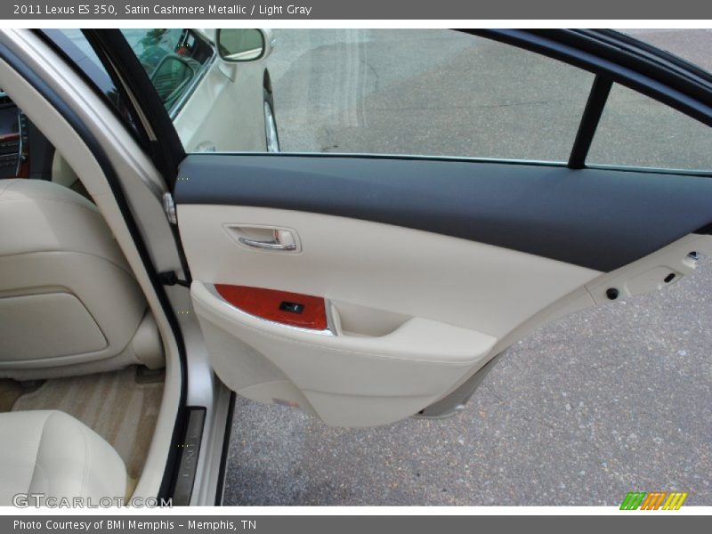 Satin Cashmere Metallic / Light Gray 2011 Lexus ES 350