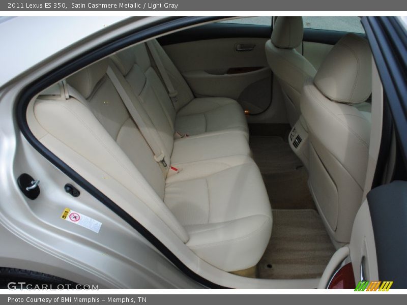 Satin Cashmere Metallic / Light Gray 2011 Lexus ES 350
