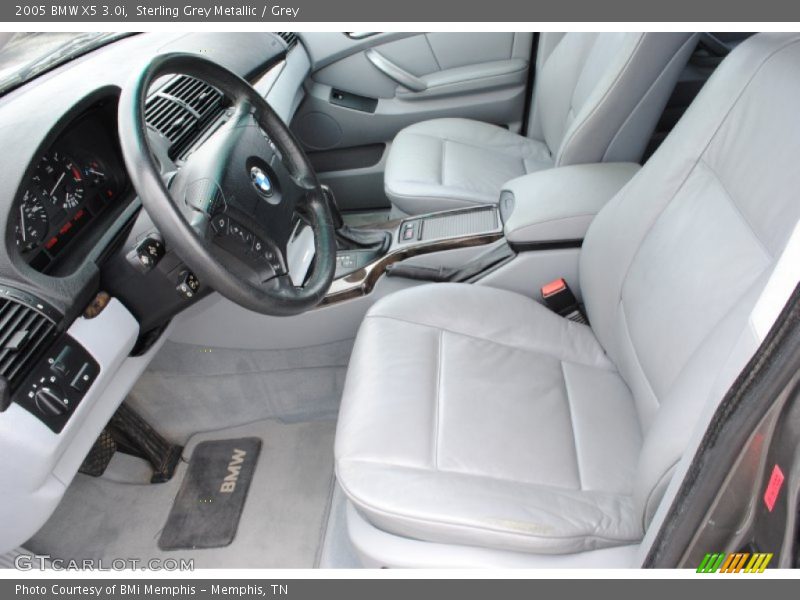 Sterling Grey Metallic / Grey 2005 BMW X5 3.0i