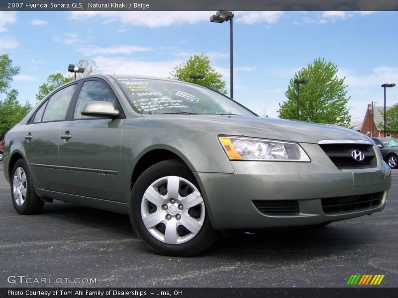 Natural Khaki / Beige 2007 Hyundai Sonata GLS