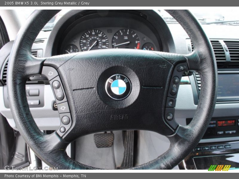 Sterling Grey Metallic / Grey 2005 BMW X5 3.0i