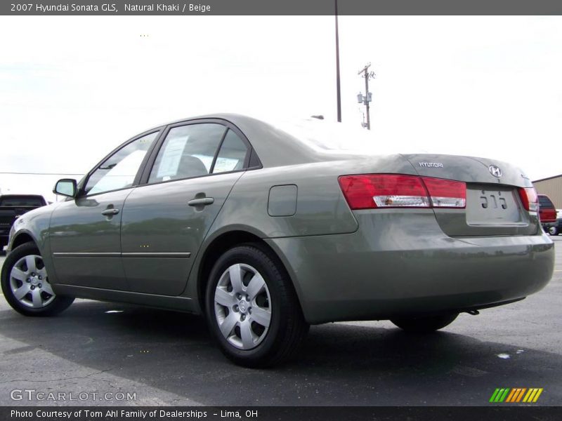 Natural Khaki / Beige 2007 Hyundai Sonata GLS