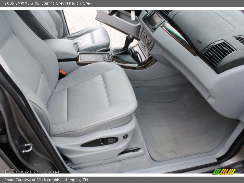 Sterling Grey Metallic / Grey 2005 BMW X5 3.0i