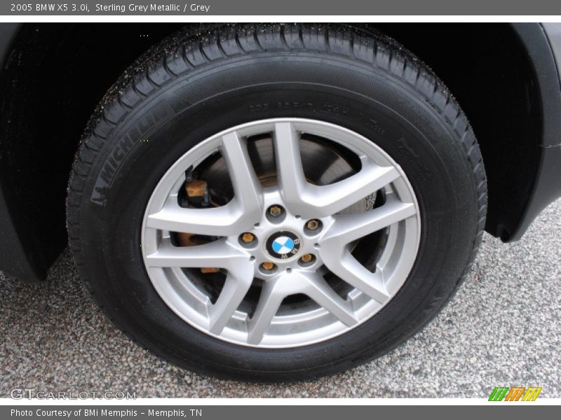 Sterling Grey Metallic / Grey 2005 BMW X5 3.0i