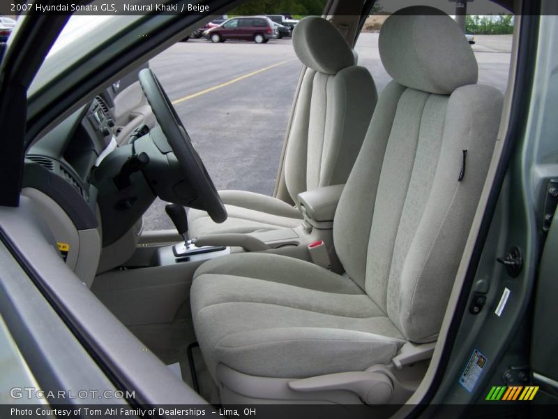 Natural Khaki / Beige 2007 Hyundai Sonata GLS