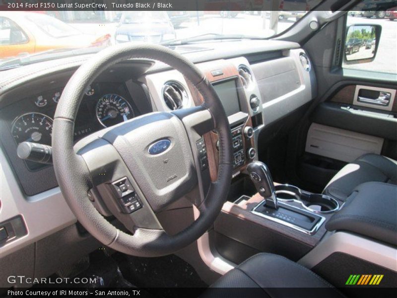 Tuxedo Black / Black 2014 Ford F150 Lariat SuperCrew