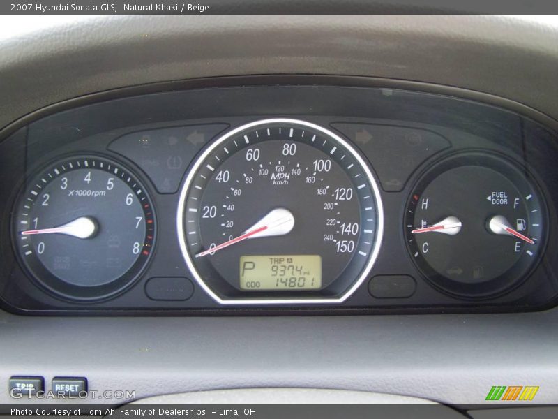 Natural Khaki / Beige 2007 Hyundai Sonata GLS