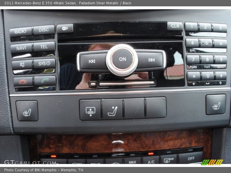 Palladium Silver Metallic / Black 2011 Mercedes-Benz E 350 4Matic Sedan