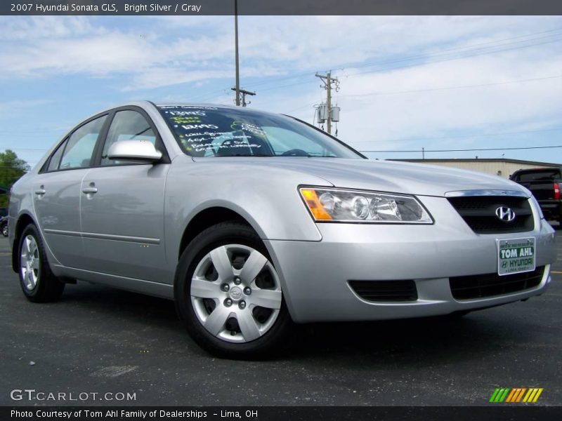 Bright Silver / Gray 2007 Hyundai Sonata GLS