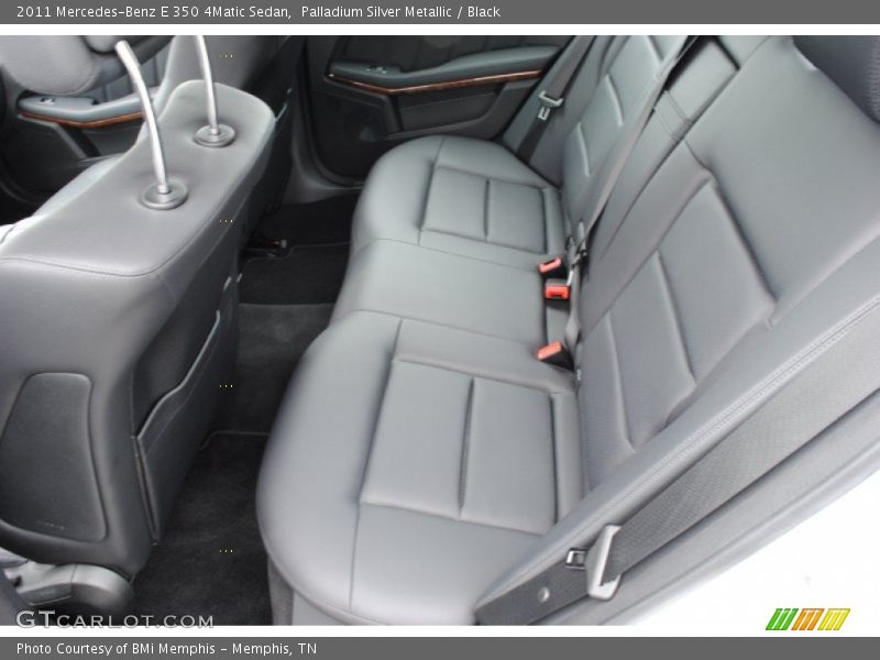 Palladium Silver Metallic / Black 2011 Mercedes-Benz E 350 4Matic Sedan