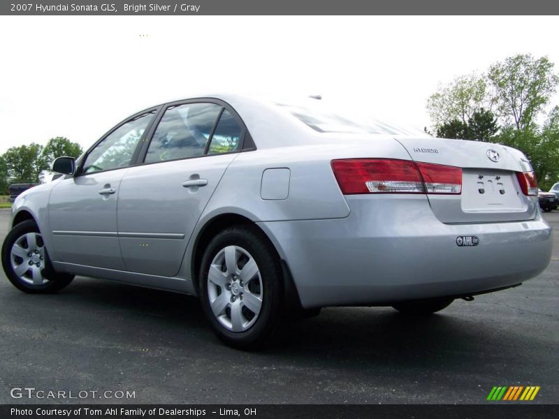 Bright Silver / Gray 2007 Hyundai Sonata GLS