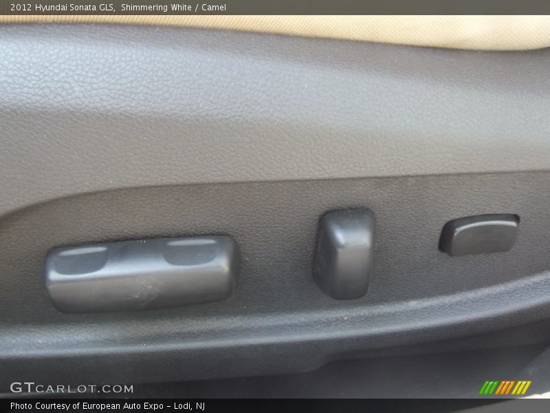 Shimmering White / Camel 2012 Hyundai Sonata GLS