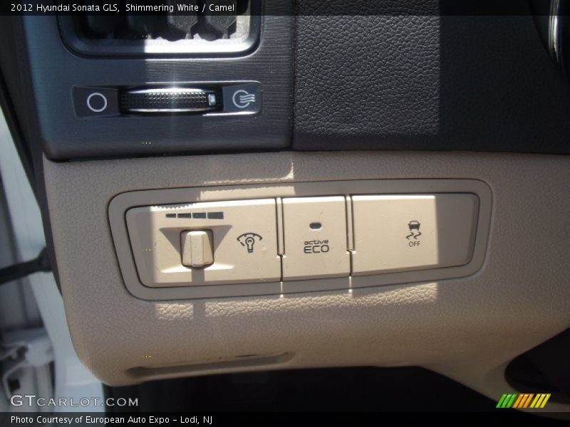 Shimmering White / Camel 2012 Hyundai Sonata GLS