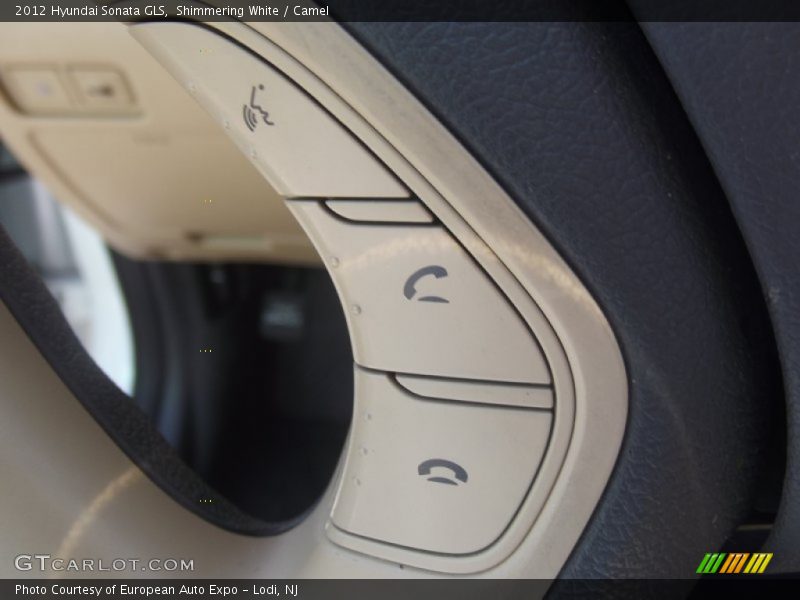 Shimmering White / Camel 2012 Hyundai Sonata GLS