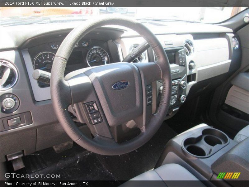 Tuxedo Black / Steel Grey 2014 Ford F150 XLT SuperCrew