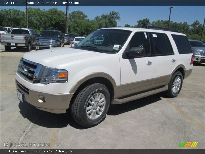 White Platinum / Camel 2014 Ford Expedition XLT