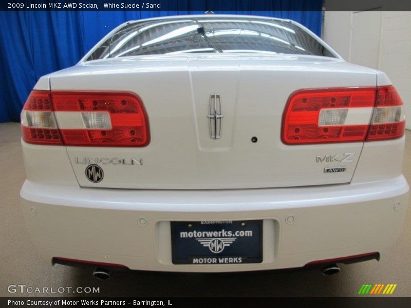 White Suede / Sand 2009 Lincoln MKZ AWD Sedan