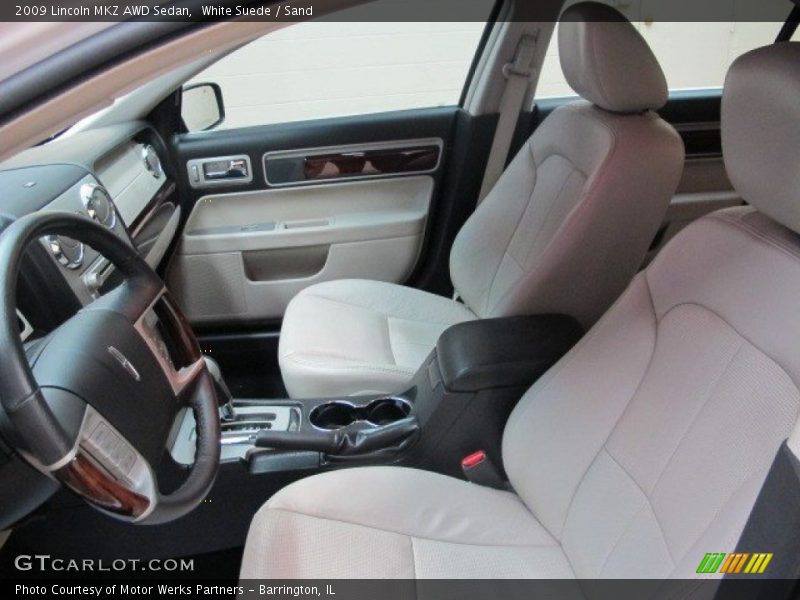 White Suede / Sand 2009 Lincoln MKZ AWD Sedan