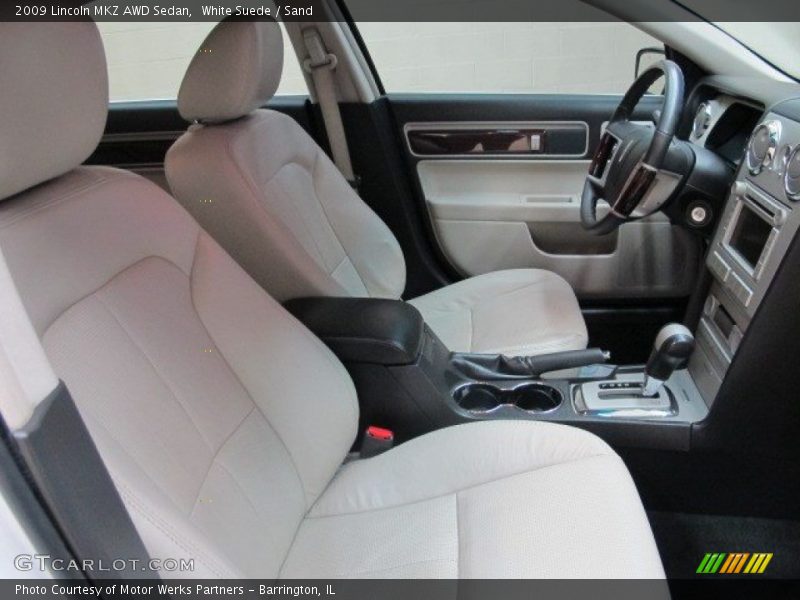 White Suede / Sand 2009 Lincoln MKZ AWD Sedan