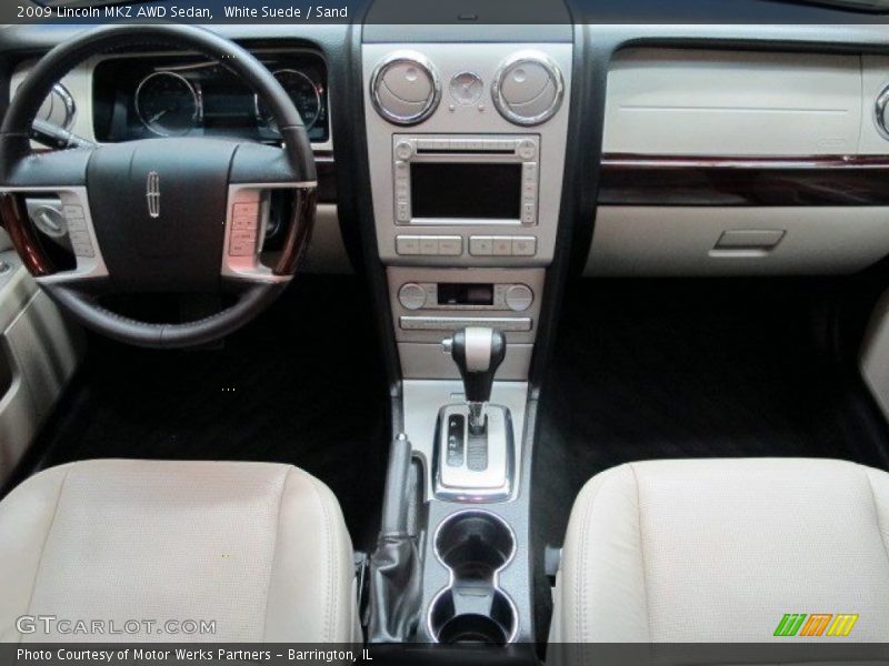 White Suede / Sand 2009 Lincoln MKZ AWD Sedan