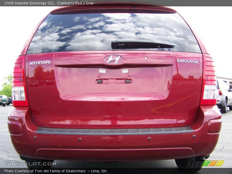 Cranberry Red / Gray 2008 Hyundai Entourage GLS