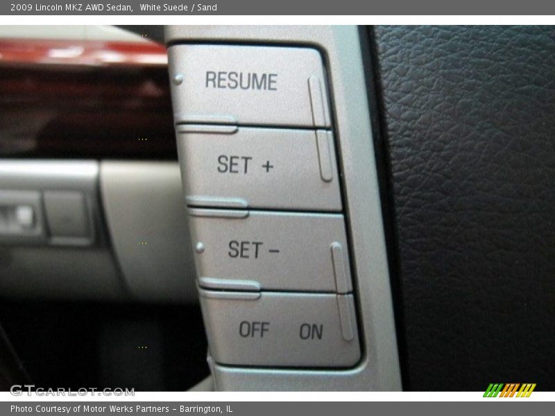 White Suede / Sand 2009 Lincoln MKZ AWD Sedan