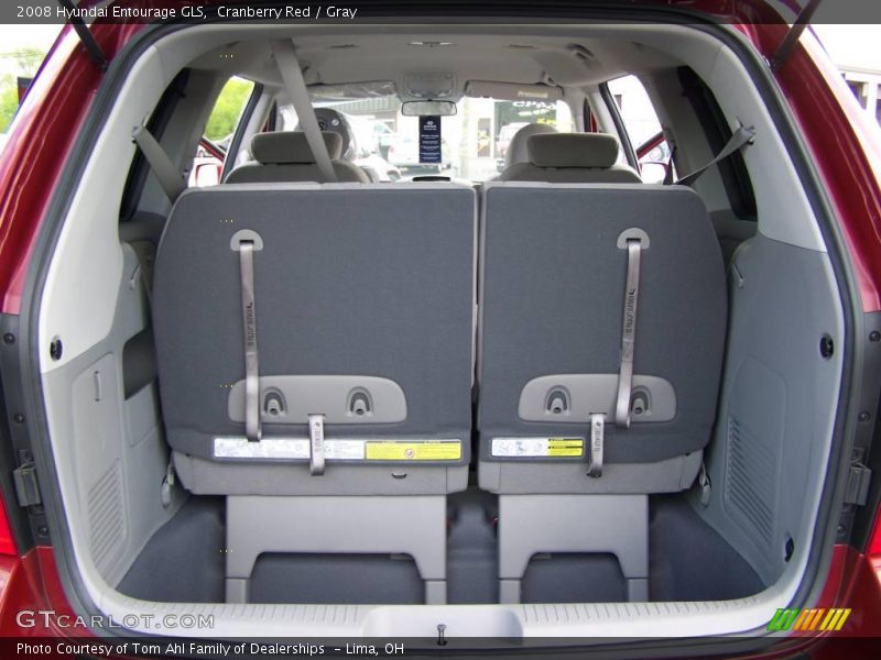 Cranberry Red / Gray 2008 Hyundai Entourage GLS