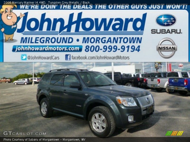 Tungsten Grey Metallic / Black 2008 Mercury Mariner I4 4WD