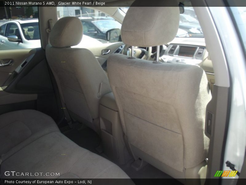 Glacier White Pearl / Beige 2011 Nissan Murano S AWD