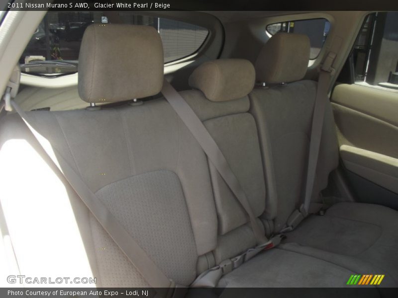 Glacier White Pearl / Beige 2011 Nissan Murano S AWD