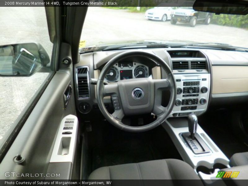 Tungsten Grey Metallic / Black 2008 Mercury Mariner I4 4WD