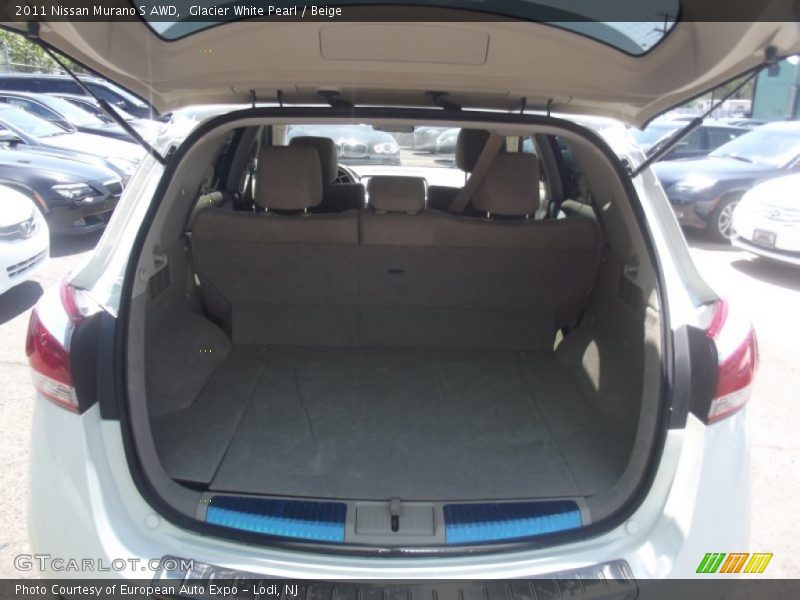 Glacier White Pearl / Beige 2011 Nissan Murano S AWD