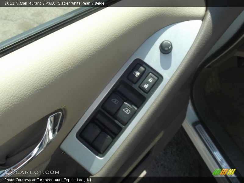Glacier White Pearl / Beige 2011 Nissan Murano S AWD