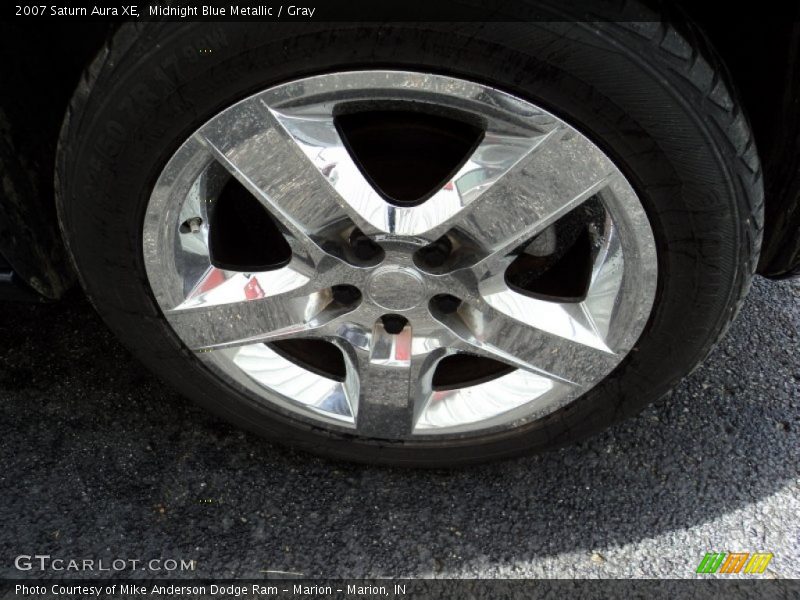 Midnight Blue Metallic / Gray 2007 Saturn Aura XE