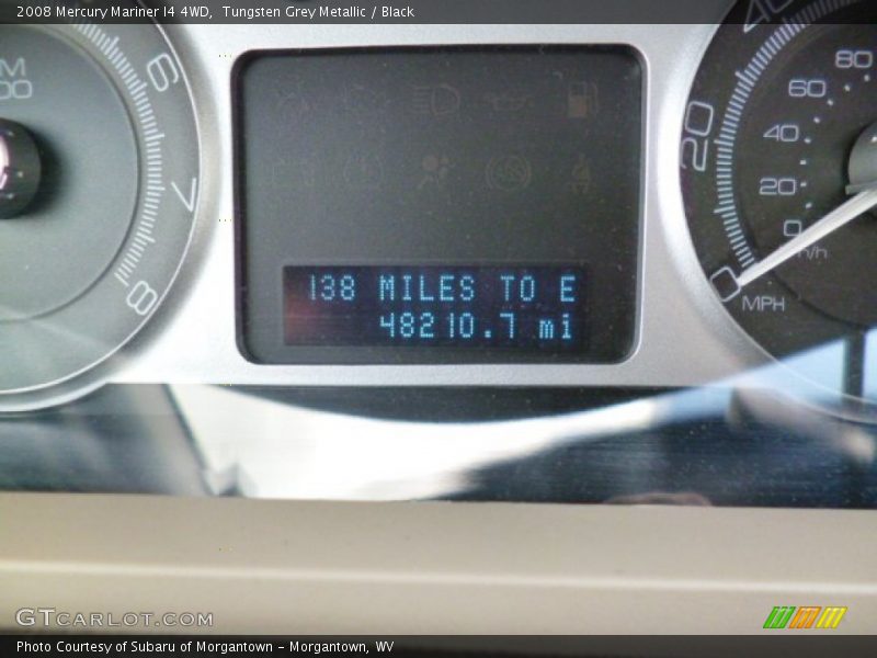 Tungsten Grey Metallic / Black 2008 Mercury Mariner I4 4WD