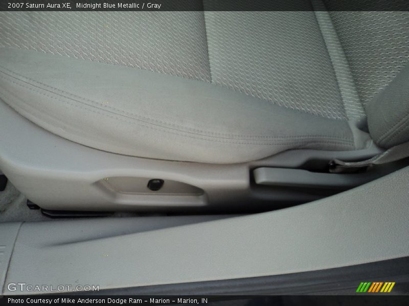 Midnight Blue Metallic / Gray 2007 Saturn Aura XE