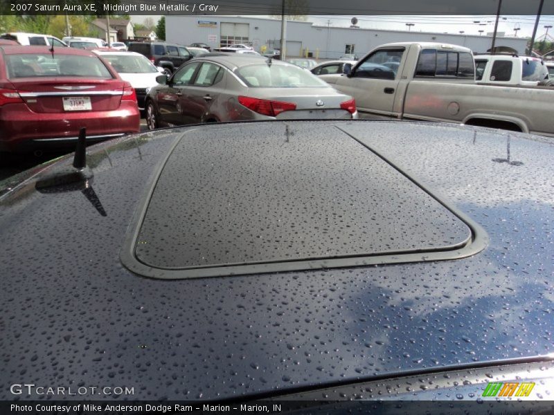 Midnight Blue Metallic / Gray 2007 Saturn Aura XE